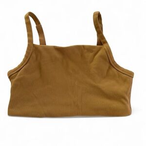 Aerie Ribbed Tan Bralette
